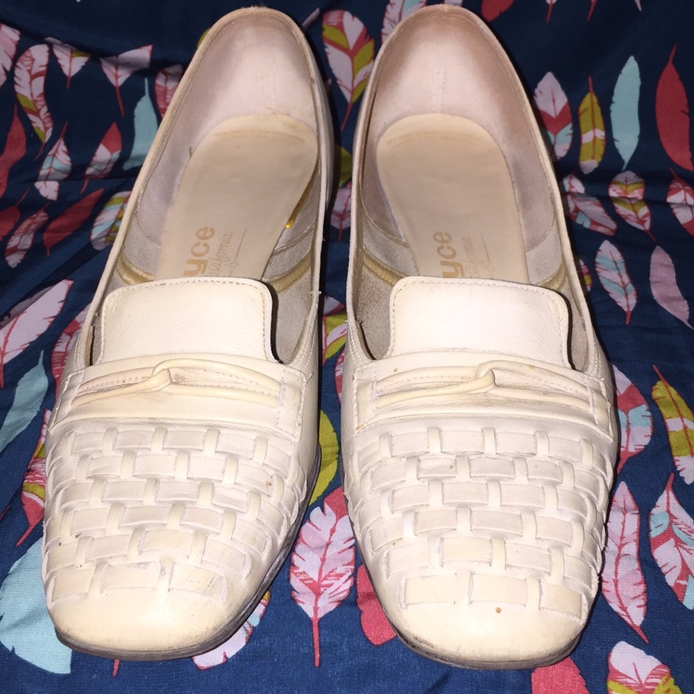 Joyce of California Vintage Woven Toe Low Pump Size 8